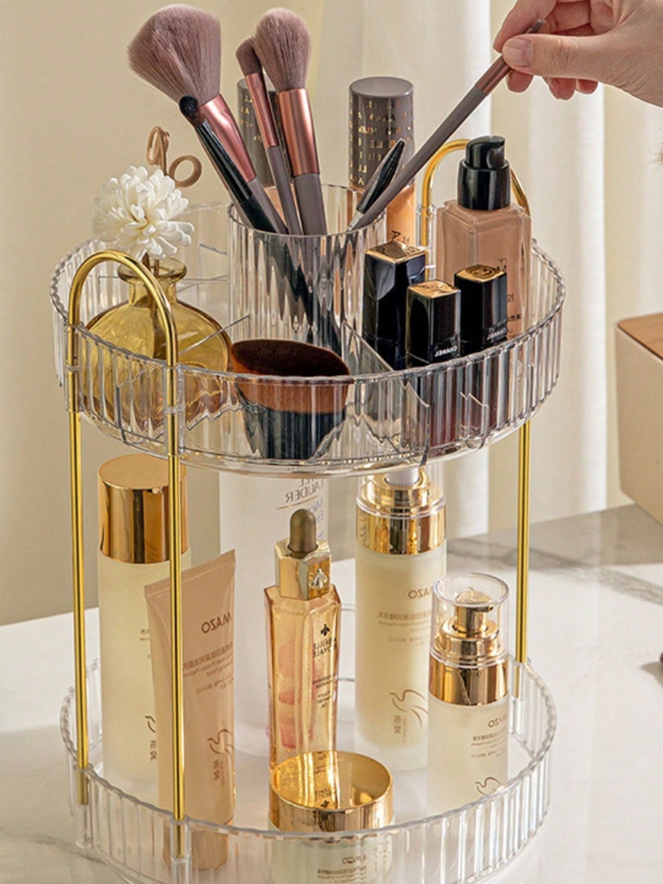 Luxury Skincare & Spa - Makeup Brush Storage Box Pen Holder
