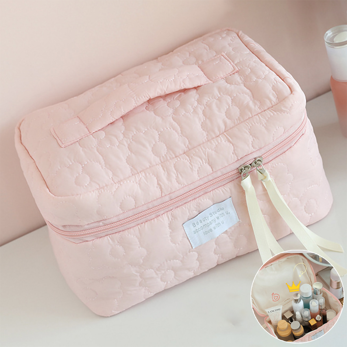 Luxury Skincare Box - Ins Style Candy Color Makeup Bag