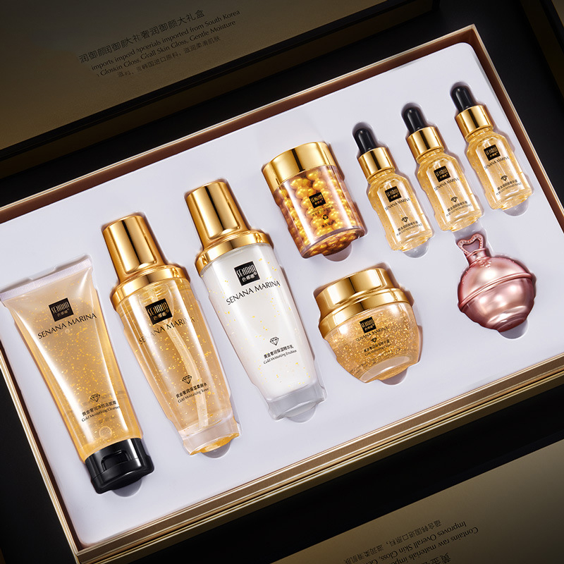 Women 24K Gold Skin Care Set 9 - Luxury Skincare Set For Women บทวิจารณ์และราคา