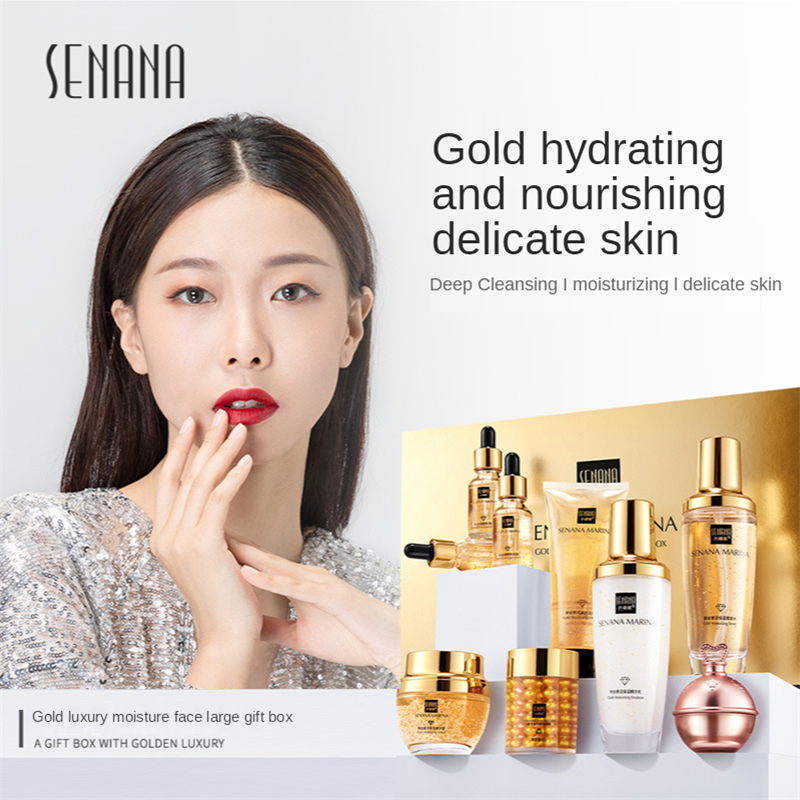 Women 24K Gold Skin Care Set 9 - Luxury Skincare Set For Women บทวิจารณ์และราคา