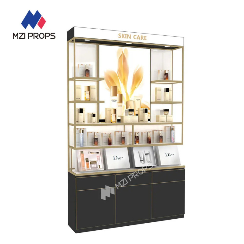 custom.Custom Cosmetic Display - Luxury Skincare Display บทวิจารณ์และราคา