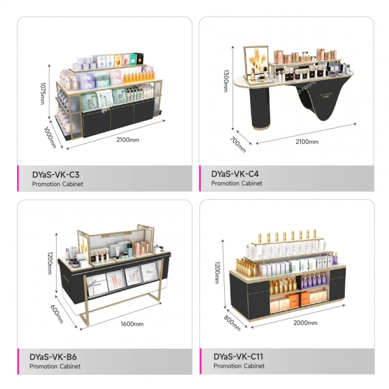 custom.Custom Cosmetic Display - Luxury Skincare Display บทวิจารณ์และราคา