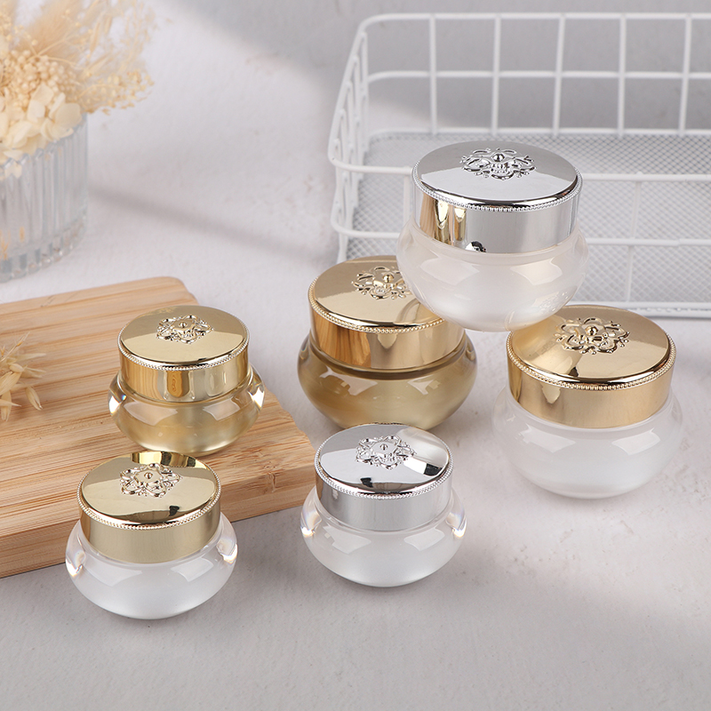 Acrylic Empty Travel Cream Jar - Luxury Skincare & Spa บทวิจารณ์และราคา