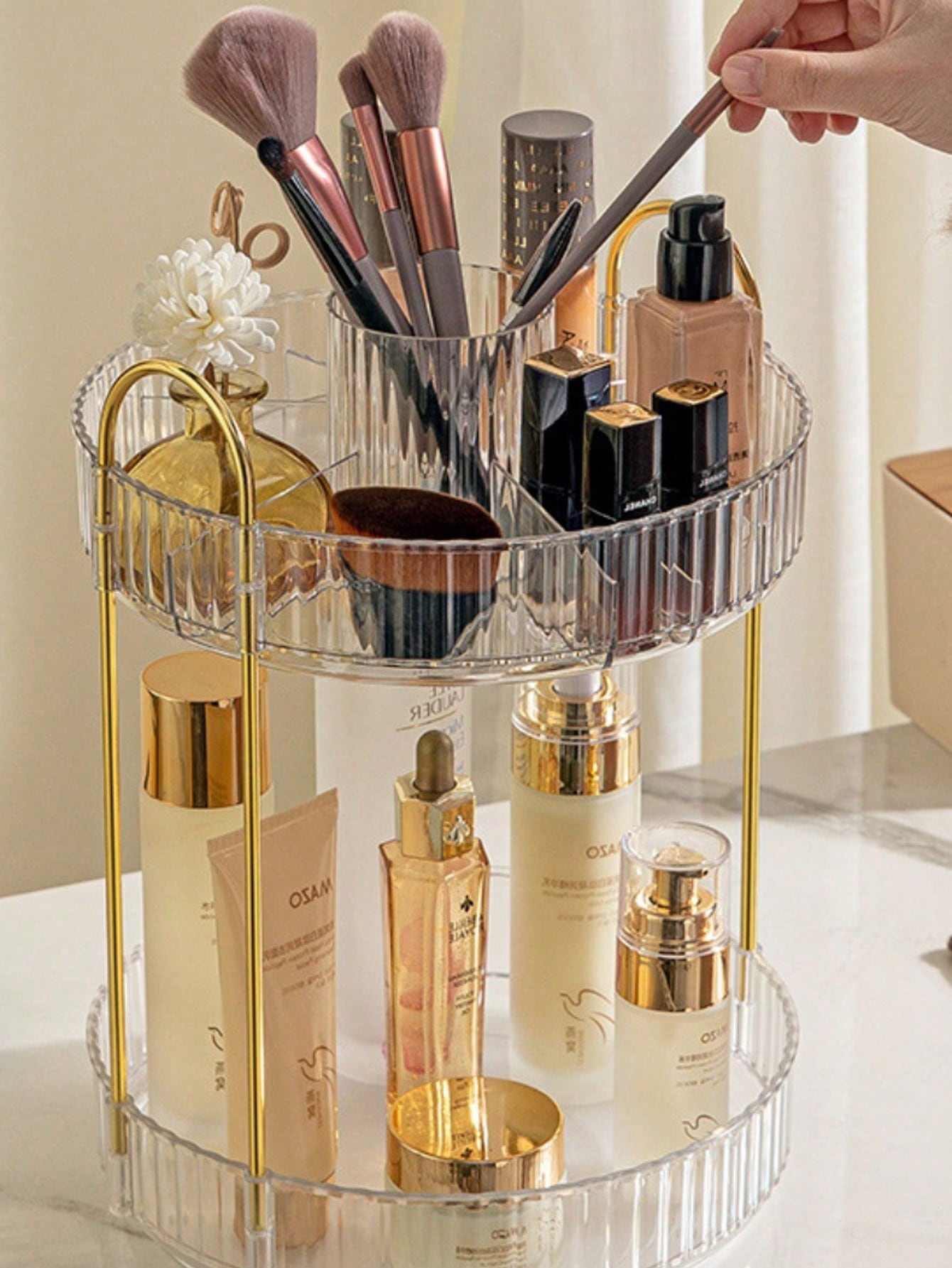 Makeup Brush Storage Box Pen H - Luxury Skincare Box บทวิจารณ์และราคา