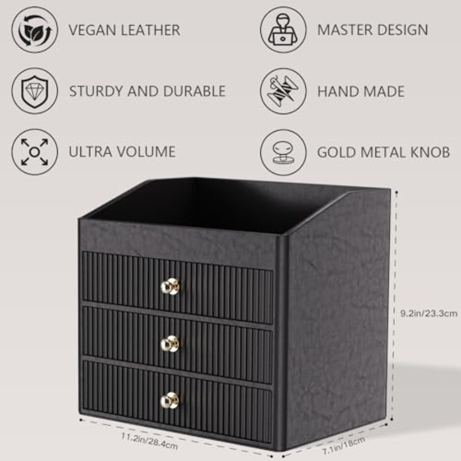 Luxury Makeup Organizer with 3 - Luxury Skincare & Spa บทวิจารณ์และราคา