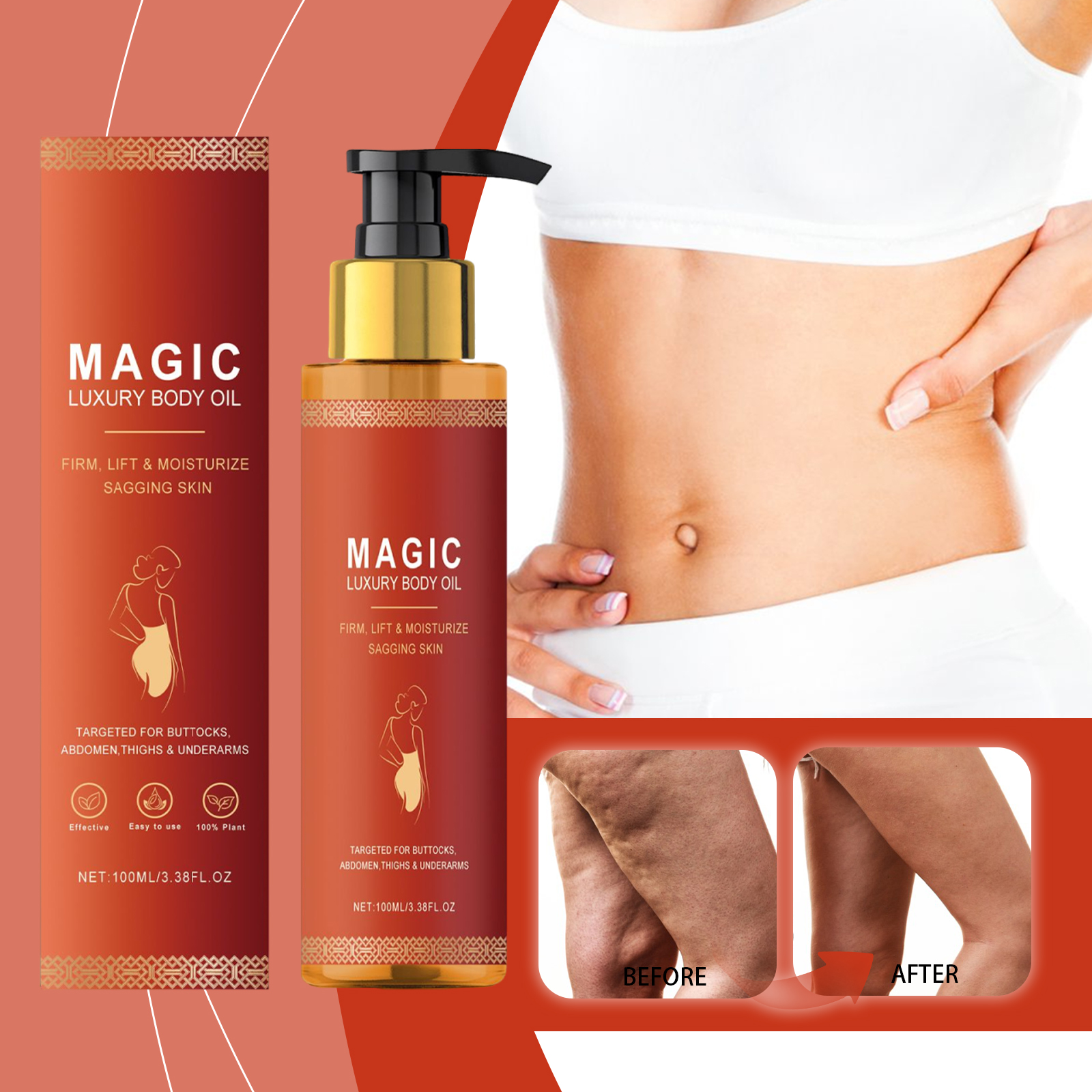 Magic Luxury Body Oil Moisturi - Luxury Skincare & Spa บทวิจารณ์และราคา