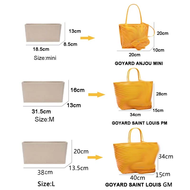 Felt Insert Bag Cosmetic Organ - Luxury Skincare Box บทวิจารณ์และราคา