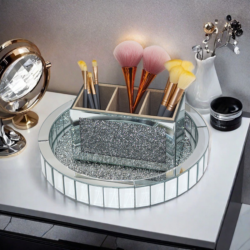 Rotating Cosmetics Storage Box - Luxury Skincare Box บทวิจารณ์และราคา