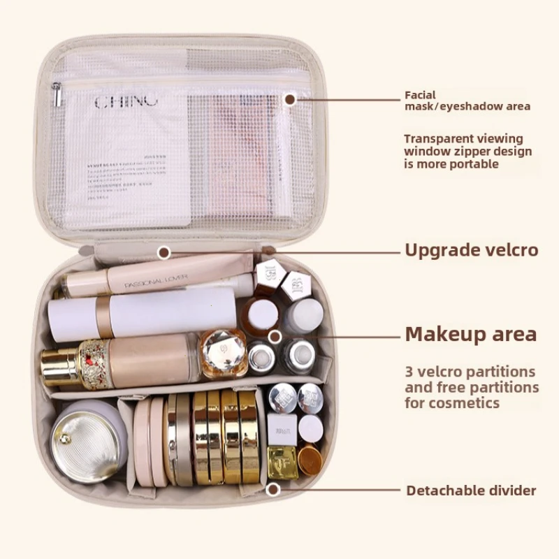 New Women's Large Capacity Cos - Luxury Skincare Box บทวิจารณ์และราคา