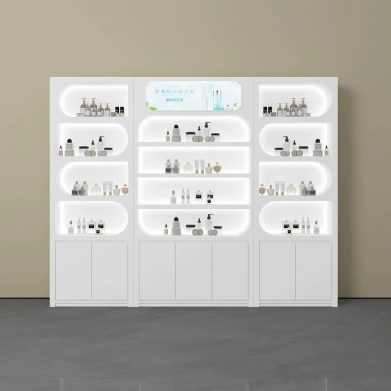 Nordic Minimalist Beauty Salon - Luxury Skincare Display บทวิจารณ์และราคา