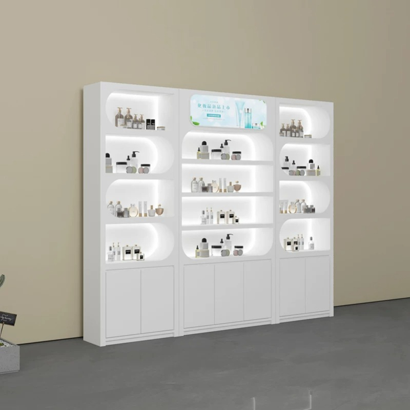 Nordic Minimalist Beauty Salon - Luxury Skincare Display บทวิจารณ์และราคา