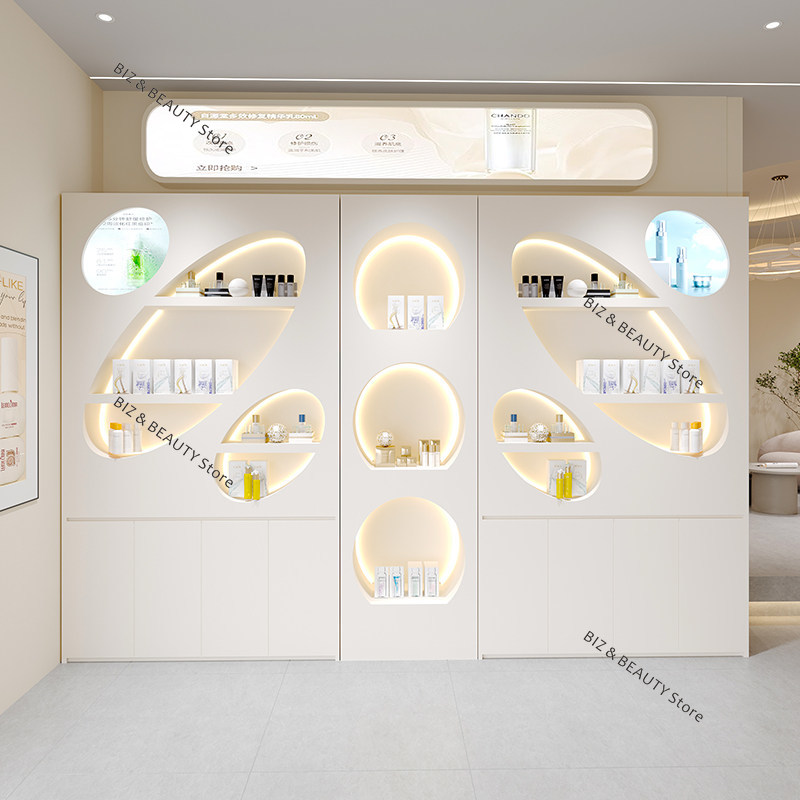 High Gloss Paint Beauty Salon  - Luxury Skincare Display บทวิจารณ์และราคา